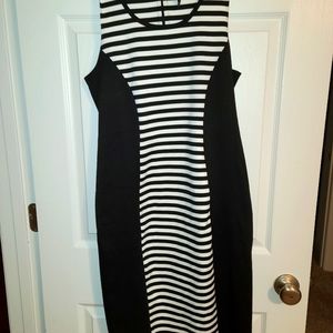Black and white sundress